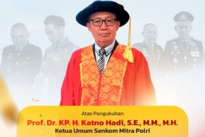 Selamat dan sukses kepada Prof. Dr. KP. H. Katno Hadi, S.E., M.M., M.H., Ketua Umum Senkom Mitra
